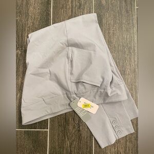 NWT Allison Daley Plus Light Grey Crop pull-on dress pants Size 18W
